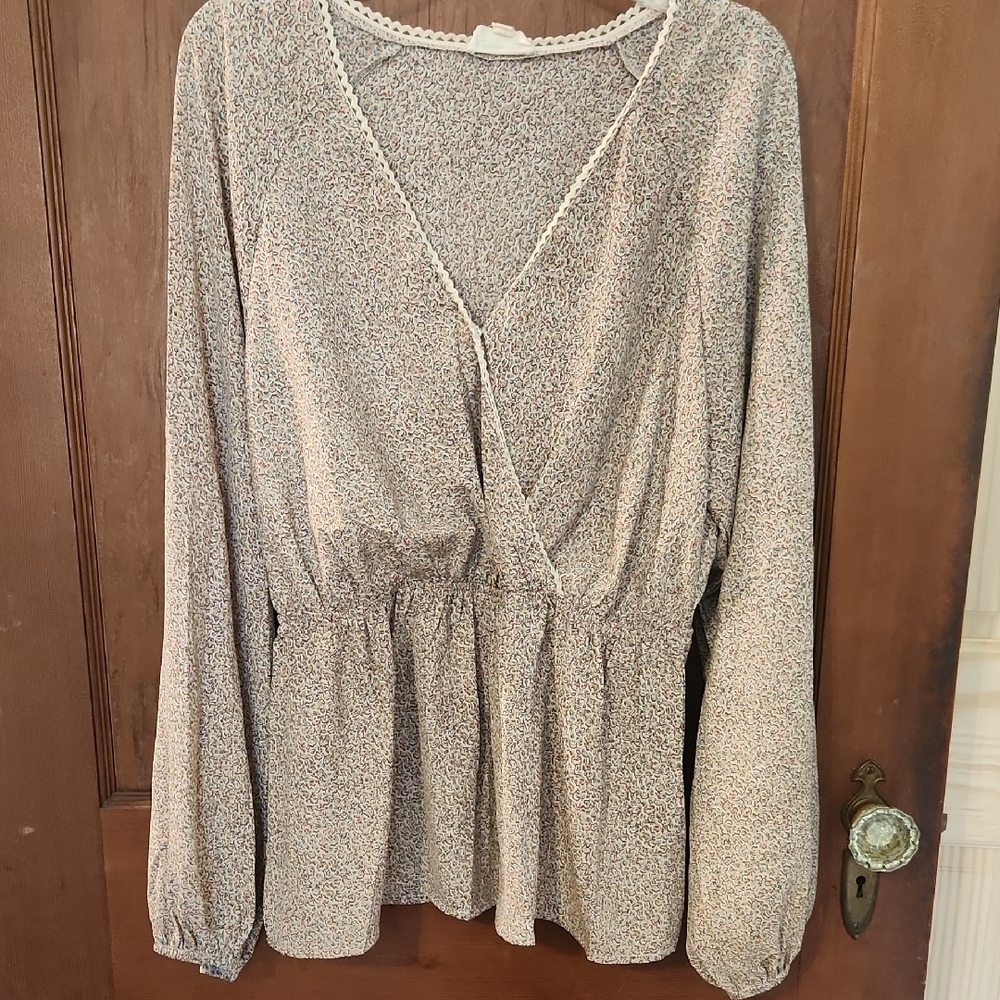Floral Long Sleeve Blouse